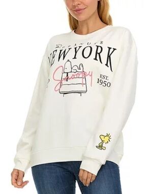 NWT Peanuts Women's Snoopy New York Destination Sweatshirt
